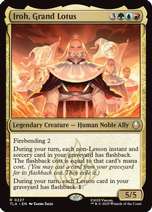 Iroh, Grand Lotus (TLA-227) (Foil)