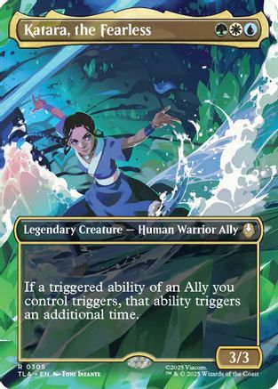 Katara, the Fearless (Borderless) (TLA-305) (Foil)