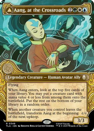 Aang, at the Crossroads (Showcase) (TLA-346) (Foil)
