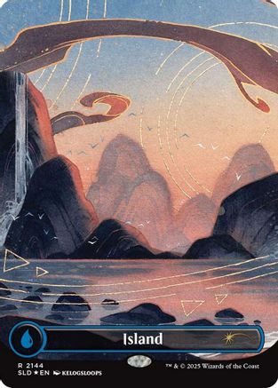 Island (2144) (SLD-2144) (Full Art) (Foil)