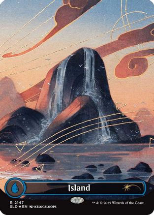 Island (2147) (SLD-2147) (Full Art) (Foil)