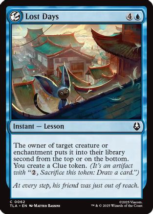 Lost Days (TLA-062) (Foil)