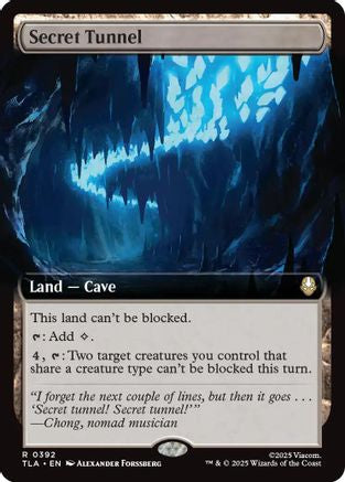 Secret Tunnel (Extended Art) (TLA-392) (Foil)