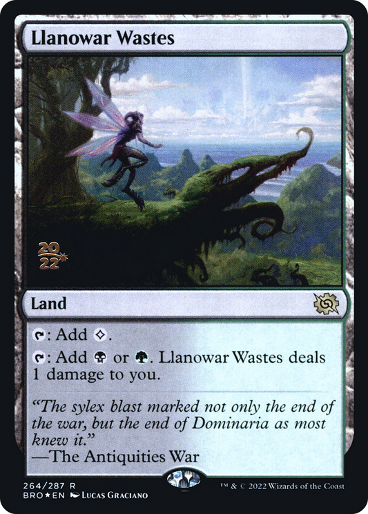 Llanowar Wastes (PRE-264S) (Foil)
