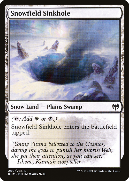 Snowfield Sinkhole (KHM-269) (Foil)