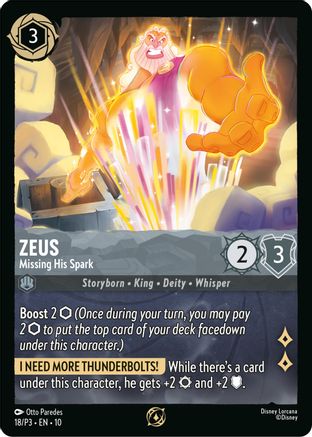 Zeus - Missing His Spark (DLPC-018) (Cold Foil)