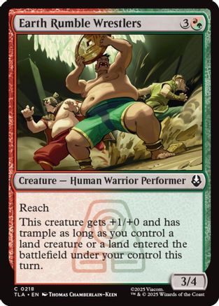 Earth Rumble Wrestlers (TLA-218) (Foil)