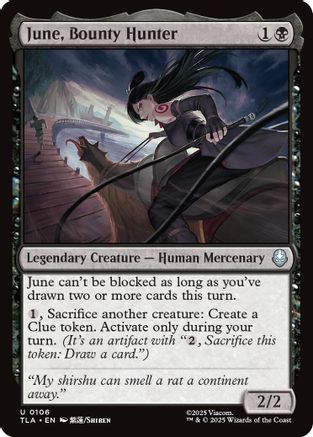 June, Bounty Hunter (TLA-106) (Foil)