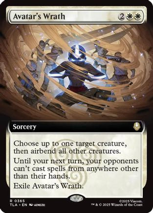 Avatar's Wrath (Extended Art) (TLA-365) (Foil)