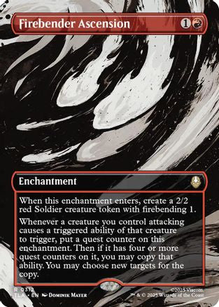 Firebender Ascension (Borderless) (TLA-312) (Foil)
