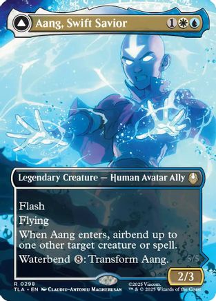 Aang, Swift Savior (0298) (Borderless) (TLA-298)