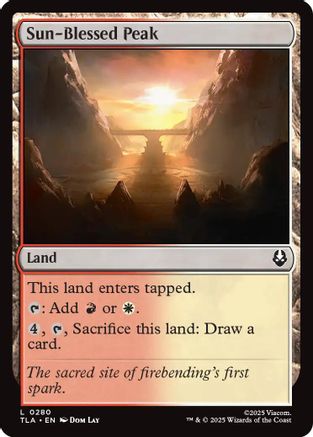 Sun-Blessed Peak (TLA-280) (Foil)