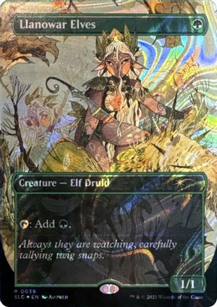 Llanowar Elves (Halo Foil) (SLC-039)