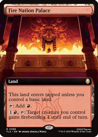 Fire Nation Palace (Extended Art) (TLA-389) (Foil)