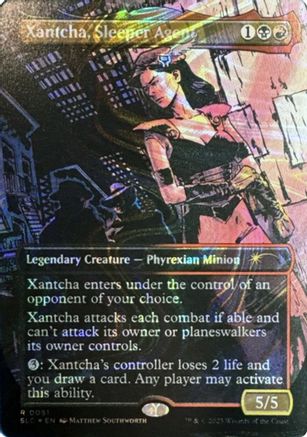 Xantcha, Sleeper Agent (Halo Foil) (SLC-051)