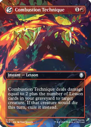 Combustion Technique (Borderless) (TLA-301) (Foil)