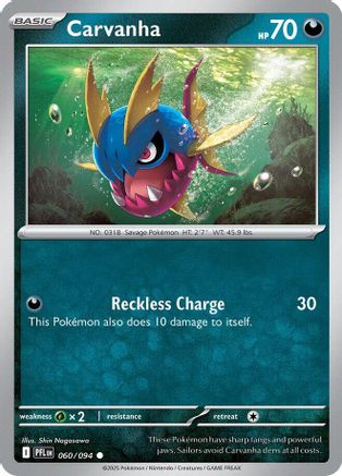 Carvanha (PFL-060) (Reverse Holofoil)