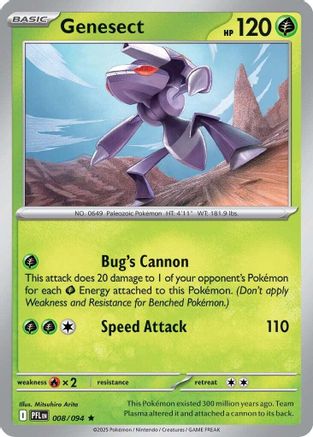 Genesect (PFL-008) (Holofoil)