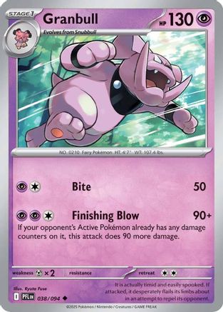 Granbull (PFL-038) (Reverse Holofoil)