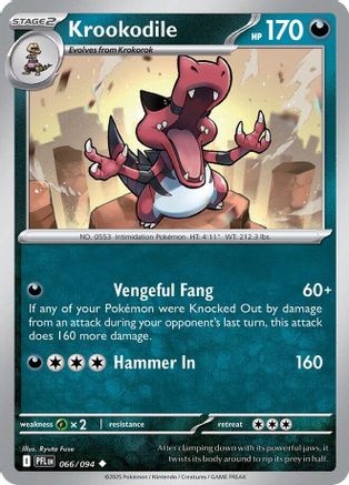 Krookodile (PFL-066) (Reverse Holofoil)