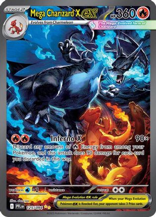 Mega Charizard X ex (PFL-125) (Holofoil)