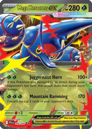 Mega Heracross ex (PFL-004) (Holofoil)