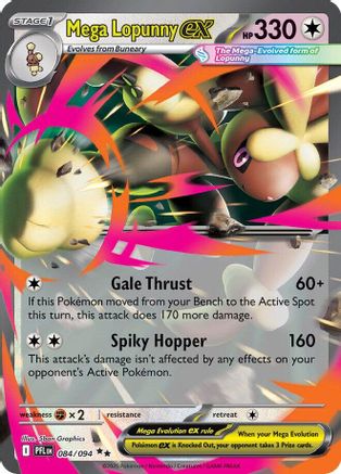 Mega Lopunny ex (PFL-084) (Holofoil)