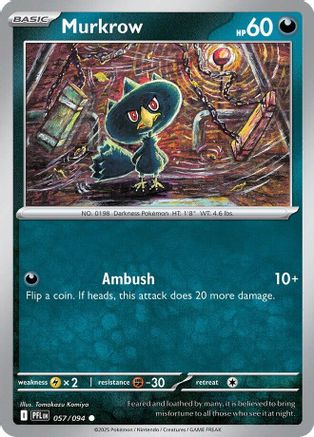 Murkrow (PFL-057) (Reverse Holofoil)