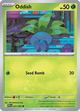 Oddish (PFL-001) (Reverse Holofoil)