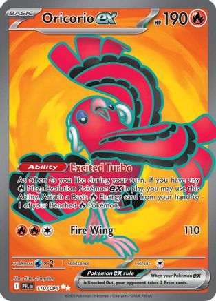 Oricorio ex (PFL-110) (Holofoil)