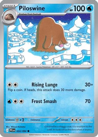 Piloswine (PFL-024) (Reverse Holofoil)
