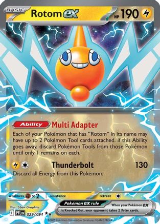 Rotom ex (PFL-029) (Holofoil)