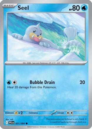 Seel (PFL-021) (Reverse Holofoil)