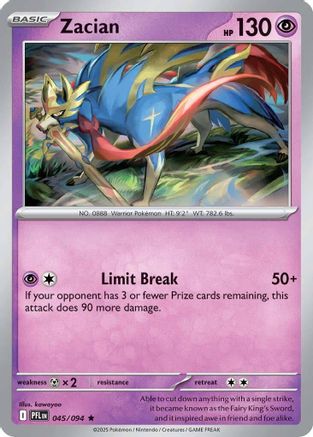 Zacian (PFL-045) (Reverse Holofoil)
