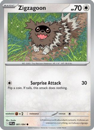 Zigzagoon (PFL-081) (Reverse Holofoil)