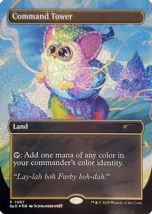 Command Tower (7067) (Confetti Foil) (SLD-7067)