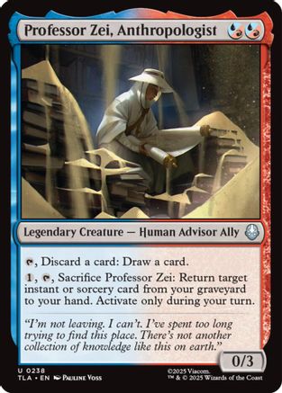 Professor Zei, Anthropologist (TLA-238)