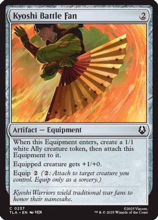 Kyoshi Battle Fan (TLA-257) (Foil)