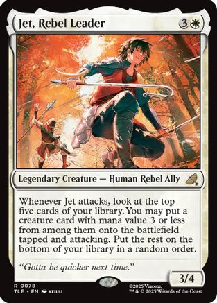 Jet, Rebel Leader (TLE-078) (Foil)