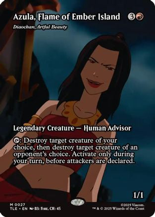 Azula, Flame of Ember Island - Diaochan, Artful Beauty (Borderless) (TLE-027)