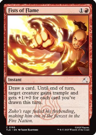 Fists of Flame (TLE-166) (Foil)