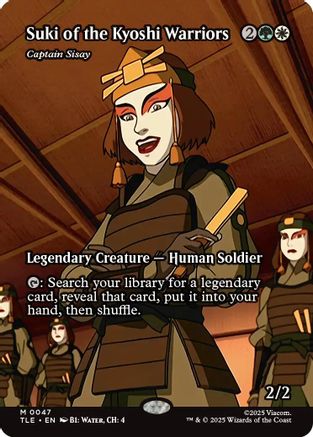 Suki of the Kyoshi Warriors - Captain Sisay (Borderless) (TLE-047)