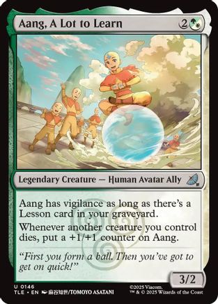 Aang, A Lot to Learn (TLE-146)