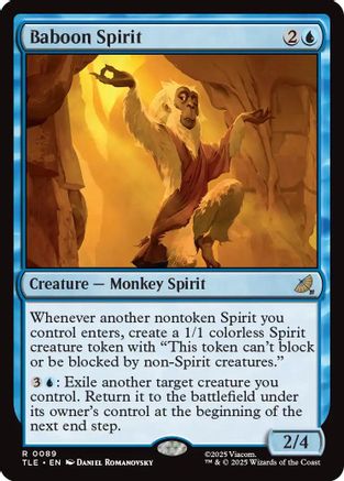 Baboon Spirit (TLE-089) (Foil)