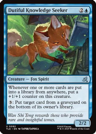 Dutiful Knowledge Seeker (TLE-092)
