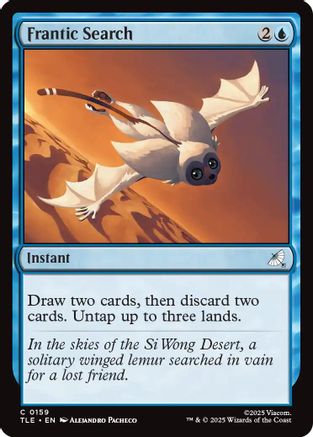Frantic Search (TLE-159) (Foil)