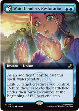 Waterbender's Restoration (Extended Art) (TLE-183)