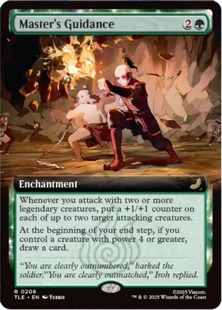 Master's Guidance (Extended Art) (TLE-206) (Foil)
