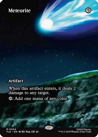 Meteorite (Borderless) (TLE-054) (Foil)