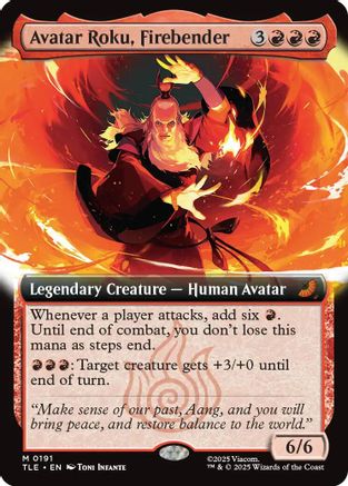 Avatar Roku, Firebender (Extended Art) (TLE-191)